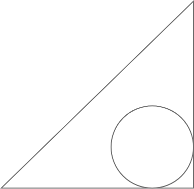 arco shape with a triangle
